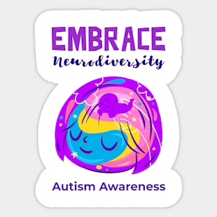 Embrace Neurodiversity: Autism Awareness Sticker